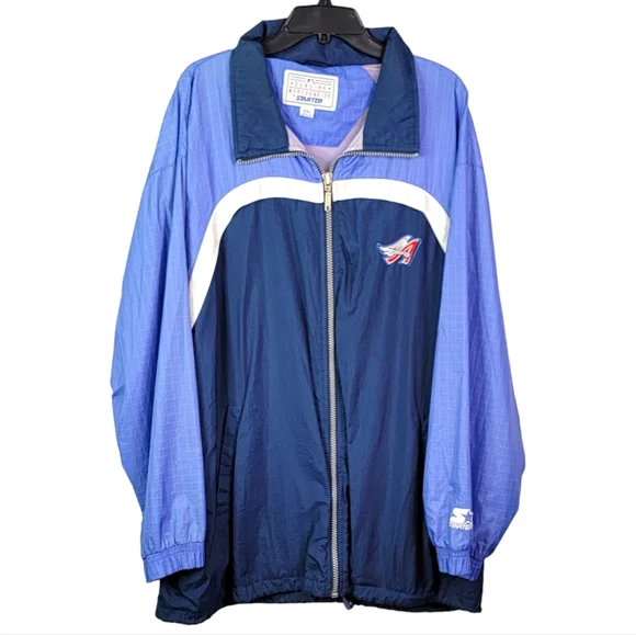 Starter Anaheim Angels MLB Lightweight Windbreaker Jacket Full Zip Coat 2XL - Picture 2 of 15